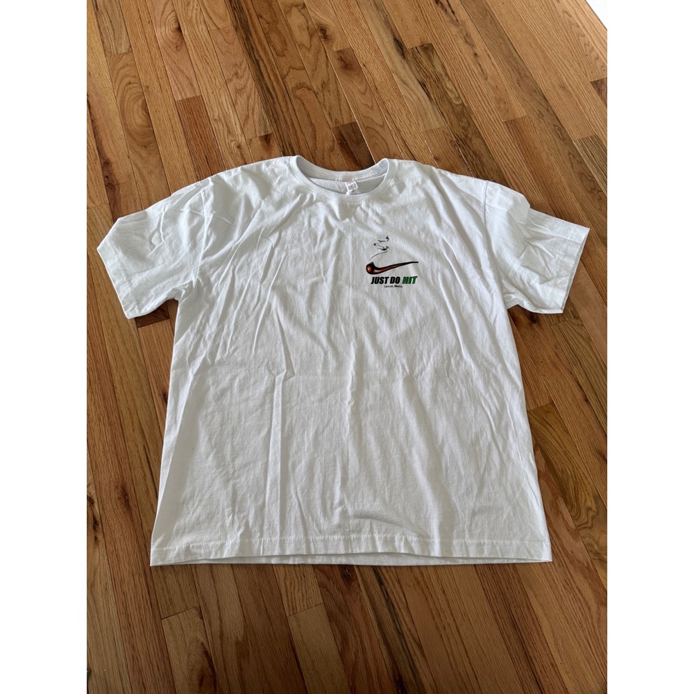 Euro Cotton Just Do Hit Cancun Mexico Parody Graphic T-Shirt Mens XL White